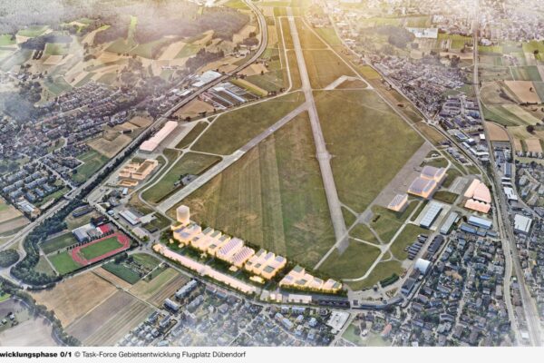 Gebietsentwicklung Flugplatz Dübendorf Entwicklungsphase 0-1