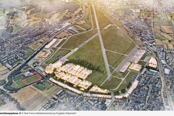 Gebietsentwicklung Flugplatz Dübendorf Entwicklungsphase 2