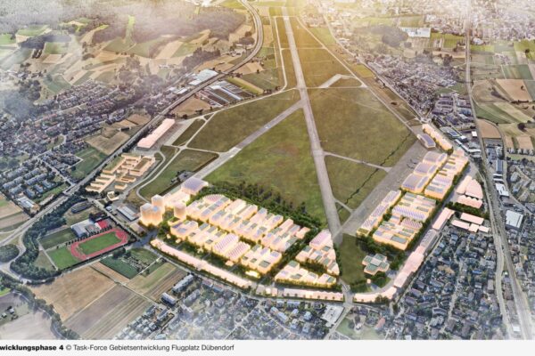 Gebietsentwicklung Flugplatz Dübendorf Entwicklungsphase 4