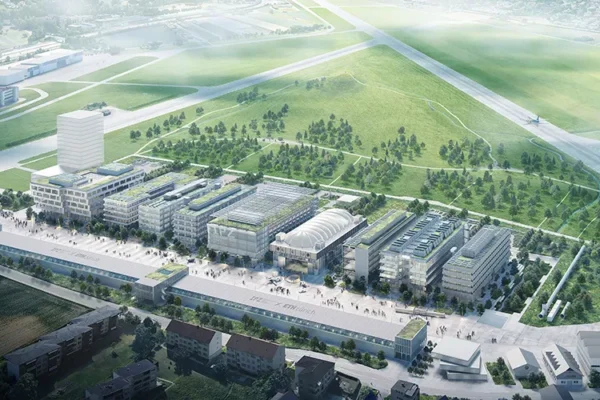 IPZ Visualisierung Campus Überblick <em>©Switzerland Innovation Park Zurich, März 2024</em>