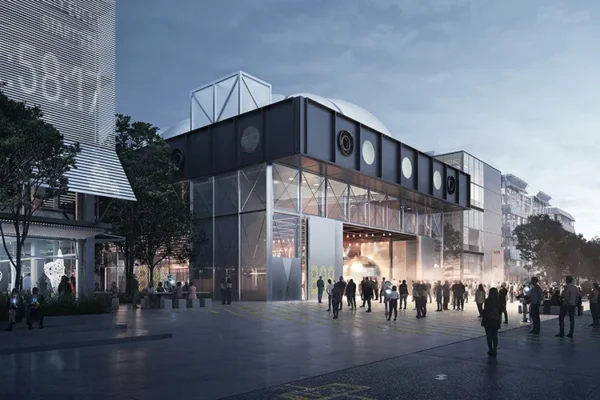 IPZ Vorfeld Visualisierung Nacht <em>©Switzerland Innovation Park Zurich, März 2024</em>