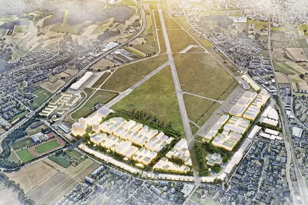 IPZ Gesamtareal Teilgebiete <em>©Switzerland Innovation Park Zurich, März 2024</em>